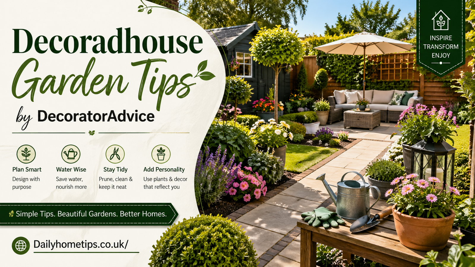 Decoradhouse Garden Tips by DecoratorAdvice