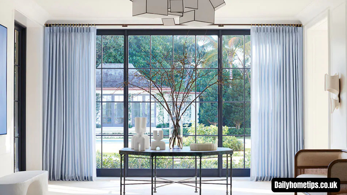 should curtains touch the floor